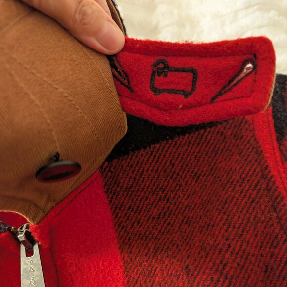 Woolrich rare plaid wool vintage jacket - Picture 7 of 10